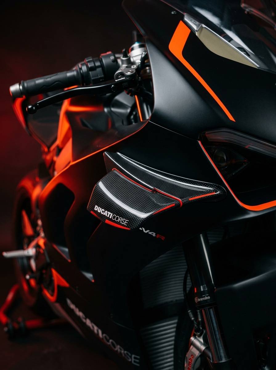 Carbon winglet detail