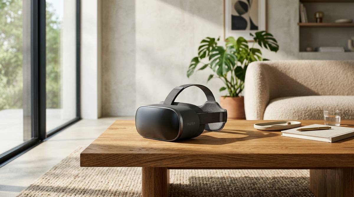 AURA V1 Headset lifestyle